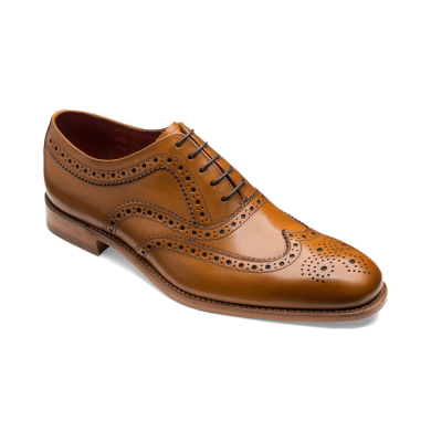 Loake Fearnley Tan Oxford Brogue Shoes