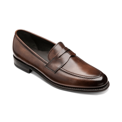 Loake Wiggins Dark Brown Leather Loafer