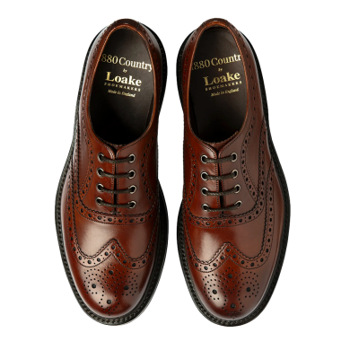 Loake Edward Seared Mahogany Oxford Country Brogue