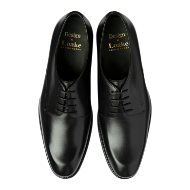 Loake Gosling Black Derby Shoe