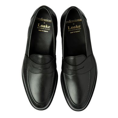 Loake Imperial Black Grain Loafer