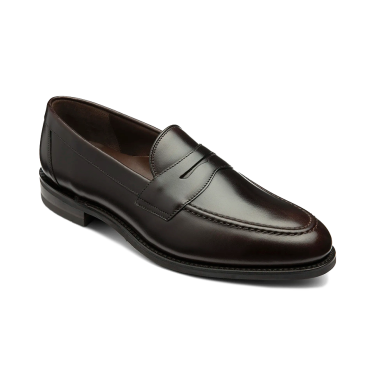 Loake Imperial Dark Brown Polished Loafer