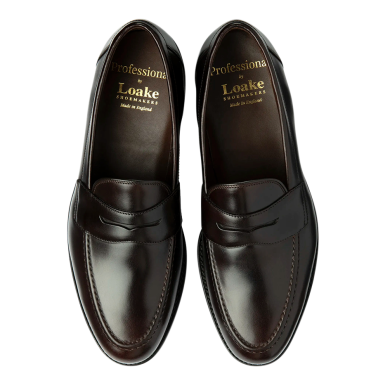 Loake Imperial Dark Brown Polished Loafer