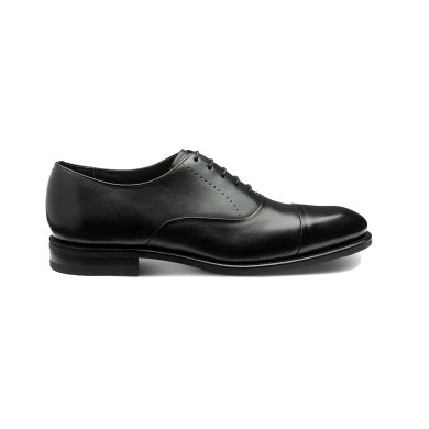 Loake Phoenix Black Toe Cap Shoe