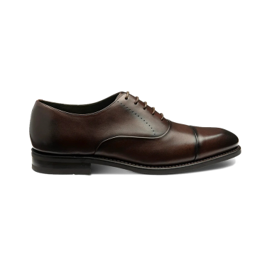 Loake Phoenix Dark Brown Toe Cap Shoe